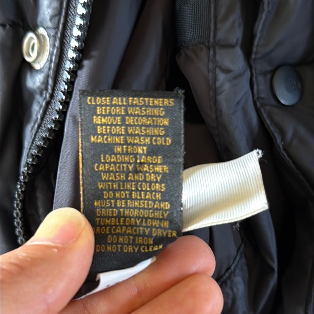 Navy Puffer Jacket - Picture 6 of 8